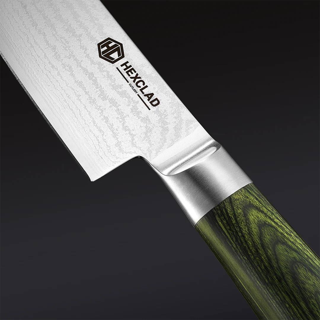 Damascus Steel Starter Knife Set, 2-pc (Green) - Image 2