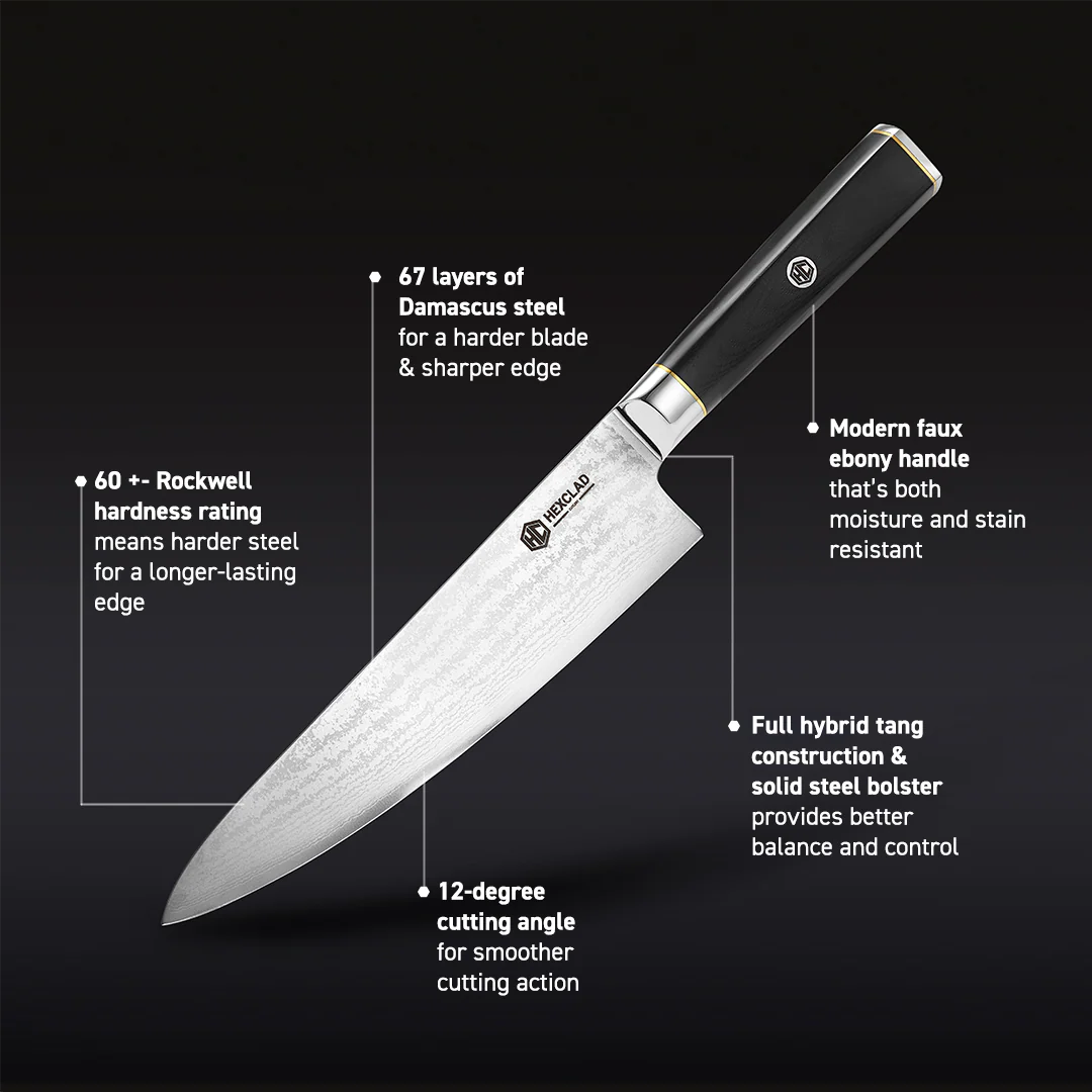 Master Series Damascus Steel Knife Set, 6-pc - Image 2